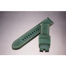 Leather Strap / Green / 24mm